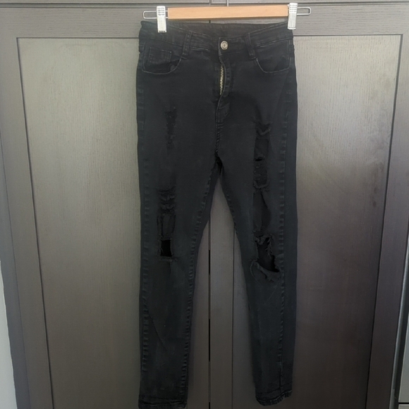 Forever 21 Blue Skinny Jeans Vibrant Style - Picture 5 of 8